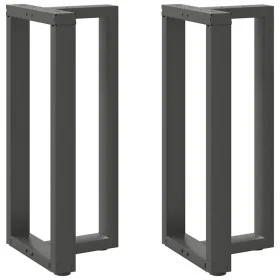 Patas de mesa bar forma T 2 uds acero antracita 50x35x(90-91)cm de , Patas para mesas - Ref: Foro24-4013078, Precio: 129,12 €...