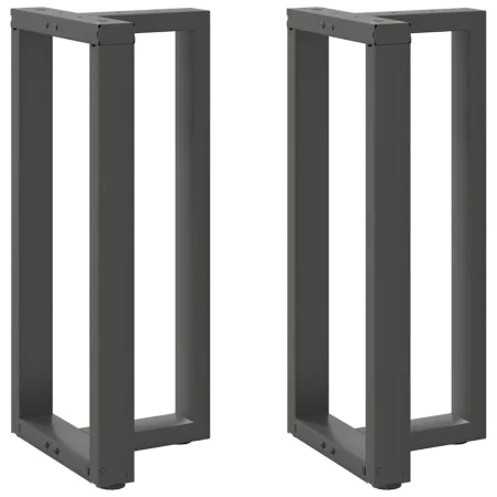 Patas de mesa bar forma T 2 uds acero antracita 50x35x(90-91)cm de , Patas para mesas - Ref: Foro24-4013078, Precio: 129,12 €...