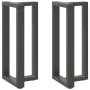 Patas de mesa bar forma T 2 uds acero antracita 50x35x(90-91)cm de , Patas para mesas - Ref: Foro24-4013078, Precio: 129,12 €...