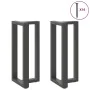 Patas de mesa bar forma T 2 uds acero antracita 50x35x(90-91)cm de , Patas para mesas - Ref: Foro24-4013078, Precio: 129,12 €...
