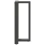 Patas de mesa bar forma T 2 uds acero antracita 50x35x(90-91)cm de , Patas para mesas - Ref: Foro24-4013078, Precio: 129,12 €...