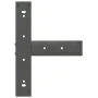 Patas de mesa bar forma T 2 uds acero antracita 50x35x(90-91)cm de , Patas para mesas - Ref: Foro24-4013078, Precio: 129,12 €...