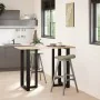 Patas de mesa bar forma T 2 uds acero negro 60x35x(100-101) cm de , Patas para mesas - Ref: Foro24-4013092, Precio: 168,92 €,...
