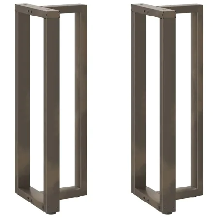 Patas mesa bar forma T 2 uds acero natural 50x35x(110-111) cm de , Patas para mesas - Ref: Foro24-4013103, Precio: 143,01 €, ...