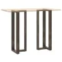 Patas mesa bar forma T 2 uds acero natural 50x35x(110-111) cm de , Patas para mesas - Ref: Foro24-4013103, Precio: 143,01 €, ...