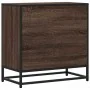 Mesilla de noche roble marrón 60x31x60 cm madera contrachapada de , Mesitas de noche - Ref: Foro24-848698, Precio: 66,09 €, D...