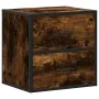 Mesita de noche de pared color roble ahumado 40x31x39,5 cm by , Nightstands - Ref: Foro24-848728, Price: 45,05 €, Discount: %