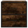 Mesita de noche de pared color roble ahumado 40x31x39,5 cm by , Nightstands - Ref: Foro24-848728, Price: 45,05 €, Discount: %