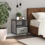 Mesita de noche de pared gris sonoma 40x31x39,5 cm de , Mesitas de noche - Ref: Foro24-848740, Precio: 42,05 €, Descuento: %