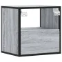 Mesita de noche de pared gris sonoma 40x31x39,5 cm de , Mesitas de noche - Ref: Foro24-848740, Precio: 42,05 €, Descuento: %