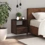Mesita de noche de pared color roble marrón 40x31x39,5 cm de , Mesitas de noche - Ref: Foro24-848742, Precio: 42,05 €, Descue...