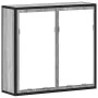 Armario con espejo de baño madera gris sonoma 65x20x60 cm de , Tocadores de baño - Ref: Foro24-849257, Precio: 87,18 €, Descu...