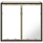 Armario con espejo de baño madera roble sonoma 65x20x60 cm de , Tocadores de baño - Ref: Foro24-849255, Precio: 84,74 €, Desc...