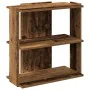 Librería 3 niveles madera ingeniería madera vieja 60x30x60 cm de , Librerías y estanterías - Ref: Foro24-860254, Precio: 38,5...