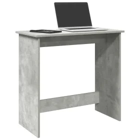 Escritorio de madera contrachapada gris hormigón 80x40x75 cm de , Escritorios - Ref: Foro24-860457, Precio: 42,40 €, Descuent...