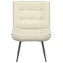 Sillón de relax terciopelo crema 64x74x84 cm von , Stühle - Ref: Foro24-4012325, Preis: 91,96 €, Rabatt: %