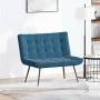 Banco de terciopelo azul 110x74x84 cm de , Bancos - Ref: Foro24-4012346, Precio: 134,79 €, Descuento: %