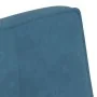 Banco de terciopelo azul 110x74x84 cm de , Bancos - Ref: Foro24-4012346, Precio: 134,79 €, Descuento: %