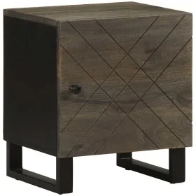 Mesita de noche de madera maciza de mango negra 40x33x46 cm by , Nightstands - Ref: Foro24-4017680, Price: 55,88 €, Discount: %