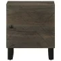 Mesita de noche de madera maciza de mango negra 40x33x46 cm by , Nightstands - Ref: Foro24-4017680, Price: 55,88 €, Discount: %