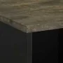 Aparador negro 80x33x75 cm madera maciza mango de , Almacenamiento para CD y DVD - Ref: Foro24-4017711, Precio: 109,60 €, Des...