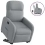 Sillón reclinable elevable de tela gris claro de , Sillones - Ref: Foro24-3302972, Precio: 242,65 €, Descuento: %
