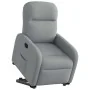 Sillón reclinable elevable de tela gris claro de , Sillones - Ref: Foro24-3302972, Precio: 242,65 €, Descuento: %