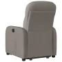 Sillón reclinable elevable tela gris taupe de , Sillones - Ref: Foro24-3302979, Precio: 266,91 €, Descuento: %