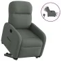 Sillón eléctrico reclinable elevable de tela gris oscuro de , Sillones - Ref: Foro24-3302993, Precio: 330,92 €, Descuento: %