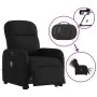 Sillón de masaje eléctrico reclinable elevable tela negro de , Sillones - Ref: Foro24-3303004, Precio: 318,97 €, Descuento: %