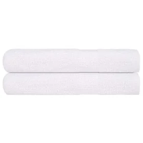 Toallas de sauna 2 uds 100% algodón blanco 80x200 cm 360 gsm de , Toallas - Ref: Foro24-136661, Precio: 37,29 €, Descuento: %