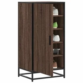 Zapatero madera contrachapada roble marrón 48x38x97,5 cm de , Zapateros y organizadores de calzado - Ref: Foro24-849203, Prec...