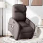 Silla de masaje reclinable de pie de tela marrón oscuro de , Sillones - Ref: Foro24-3302987, Precio: 280,89 €, Descuento: %