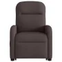 Silla de masaje reclinable de pie de tela marrón oscuro de , Sillones - Ref: Foro24-3302987, Precio: 280,89 €, Descuento: %