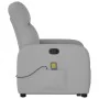 Sillón de masaje reclinable de pie de tela gris nube de , Sillones - Ref: Foro24-3302991, Precio: 286,36 €, Descuento: %