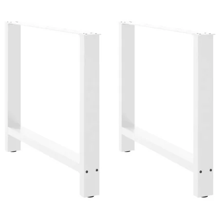 Patas de mesa de centro acero blanco 2 uds 100x(72-73) cm de , Patas para mesas - Ref: Foro24-4013321, Precio: 110,65 €, Desc...