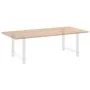 Patas de mesa de centro acero blanco 2 uds 100x(72-73) cm de , Patas para mesas - Ref: Foro24-4013321, Precio: 110,65 €, Desc...