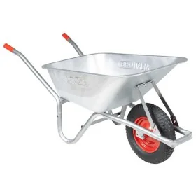 Carretilla 90 L 150 kg acero galvanizado y plástico de , Carretillas - Ref: Foro24-4013467, Precio: 126,40 €, Descuento: %