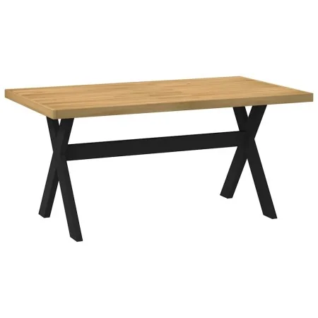 Mesa comedor NOAIN patas forma X madera maciza pino 160x90x75cm by , Kitchen and dining tables - Ref: Foro24-4100043, Price: ...