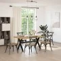 Mesa comedor NOAIN patas forma X madera maciza pino 160x90x75cm by , Kitchen and dining tables - Ref: Foro24-4100043, Price: ...