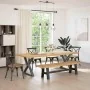 Banco comedor NOAIN patas forma A madera maciza pino de , Bancos de comedor y cocina - Ref: Foro24-4100048, Precio: 163,64 €,...