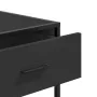 Mesa consola de madera contrachapada negro 90x35x80 cm de , Mesas auxiliares - Ref: Foro24-849179, Precio: 85,86 €, Descuento: %