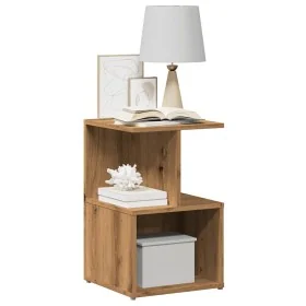 Mesitas de noche 2 uds madera roble artisan 35x35x55 cm by , Nightstands - Ref: Foro24-856533, Price: 61,55 €, Discount: %