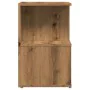 Mesitas de noche 2 uds madera roble artisan 35x35x55 cm de , Mesitas de noche - Ref: Foro24-856533, Precio: 61,55 €, Descuent...