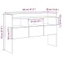 Aparador madera contrachapada roble artisian 105x30x70 cm de , Aparadores - Ref: Foro24-856635, Precio: 78,31 €, Descuento: %