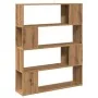 Estantería/divisor de espacios roble artisan 100x24x124,5 cm de , Librerías y estanterías - Ref: Foro24-856745, Precio: 72,60...