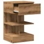 Mesitas noche 2 uds madera ingeniería roble artisian 40x35x65cm de , Mesitas de noche - Ref: Foro24-856751, Precio: 96,98 €, ...