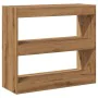 Estantería/divisor de espacios roble artisan 80x30x72 cm de , Librerías y estanterías - Ref: Foro24-856815, Precio: 58,65 €, ...