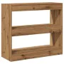 Estantería/divisor de espacios roble artisan 80x30x72 cm de , Librerías y estanterías - Ref: Foro24-856815, Precio: 58,65 €, ...