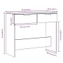 Mesa consola madera de ingeniería roble artesanal 90x36x75 cm de , Mesas auxiliares - Ref: Foro24-856946, Precio: 68,72 €, De...